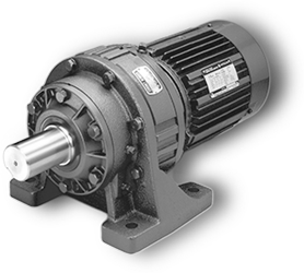 Мотор-редуктор на лапах на основе циклоидной передачи